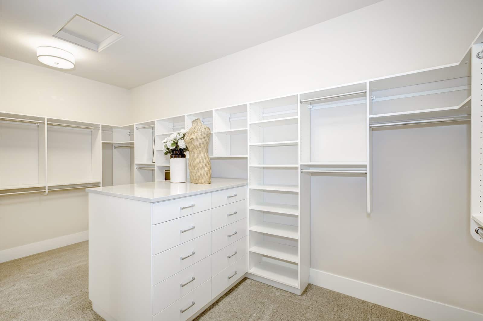turning a bedroom to walk-in closets