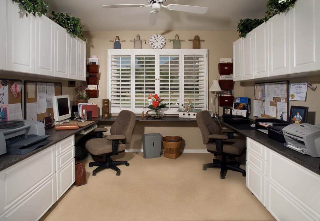 organized home office design