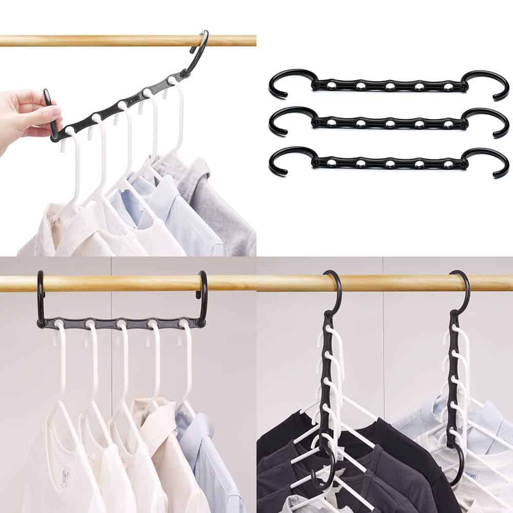 space saving closet hangers