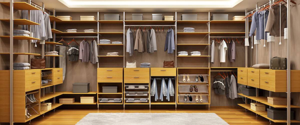 different types of closets