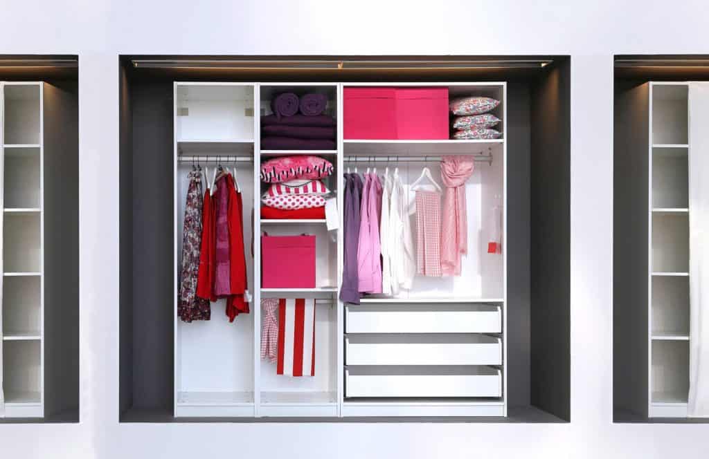 custom closet for showing off your wardrobe space